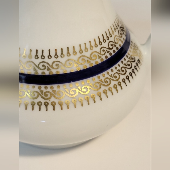 Creamer Blue And Gold Vohenstrauss Johann Seltmann  #4  Bavaria Coffee Tea - Picture 6 of 9